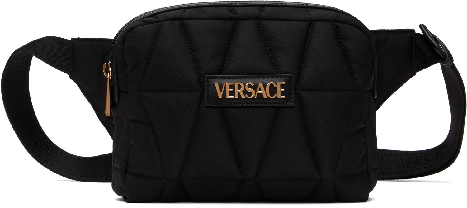 Чанта за кръста Versace Versace Myth Quilted Belt Bag Черно | 1018353_1A13686, 0