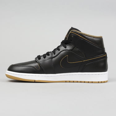 Кецове и обувки Jordan Air Jordan 1 Mid "Black Gold" Черно | 554724-042, 0
