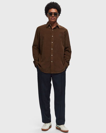 Риза Polo by Ralph Lauren Corduroy Button Down Shirt Кафяво | 710853123010, 2