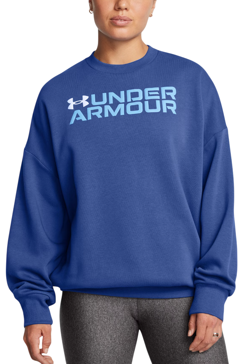 Суитчър Under Armour Fleece Crewneck Sweatshirt Синьо | 1386513-432, 0