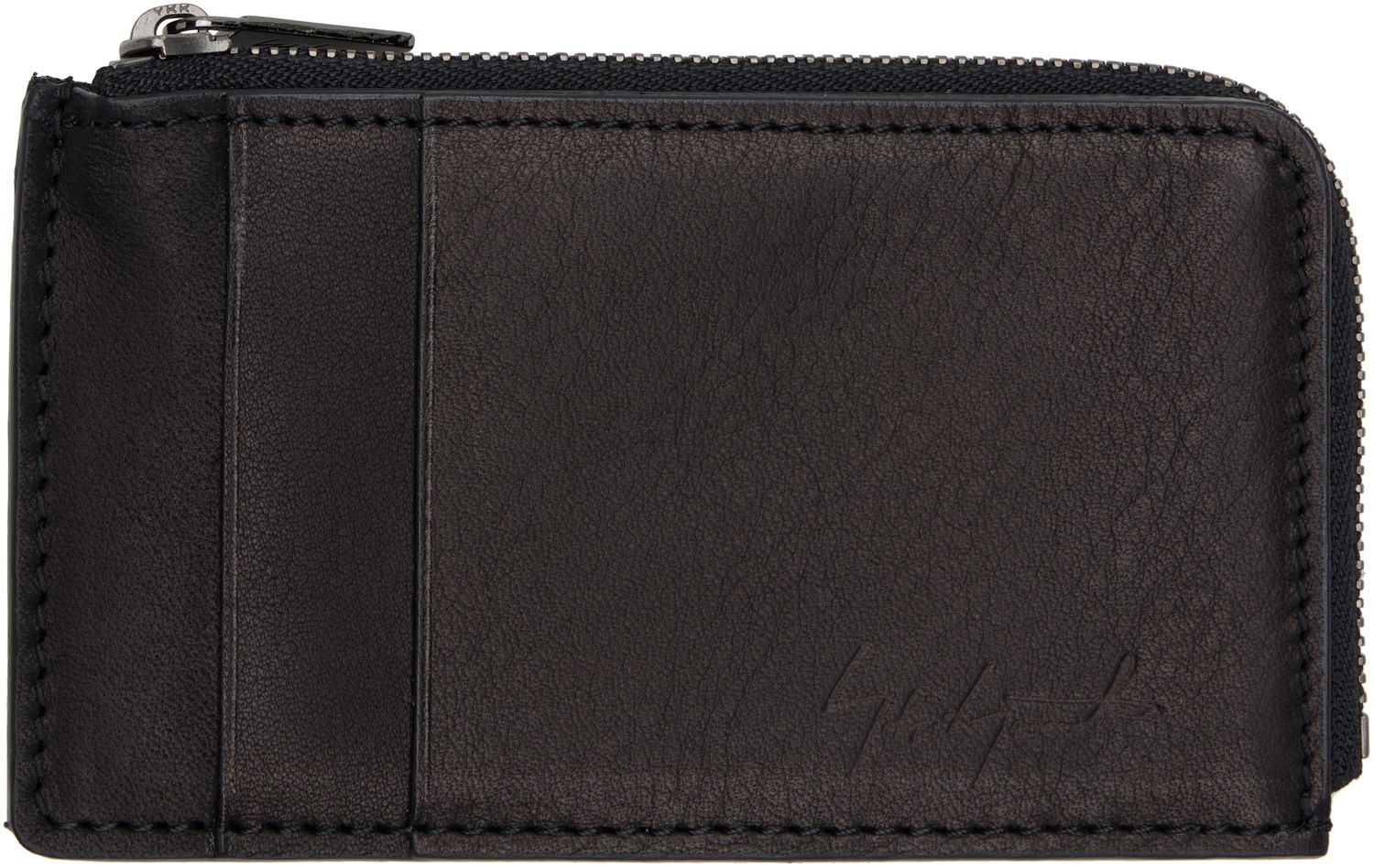 Портфейл Yohji Yamamoto YOHJI YAMAMOTO Mini Card Wallet Черно | DA-A85-784, 0