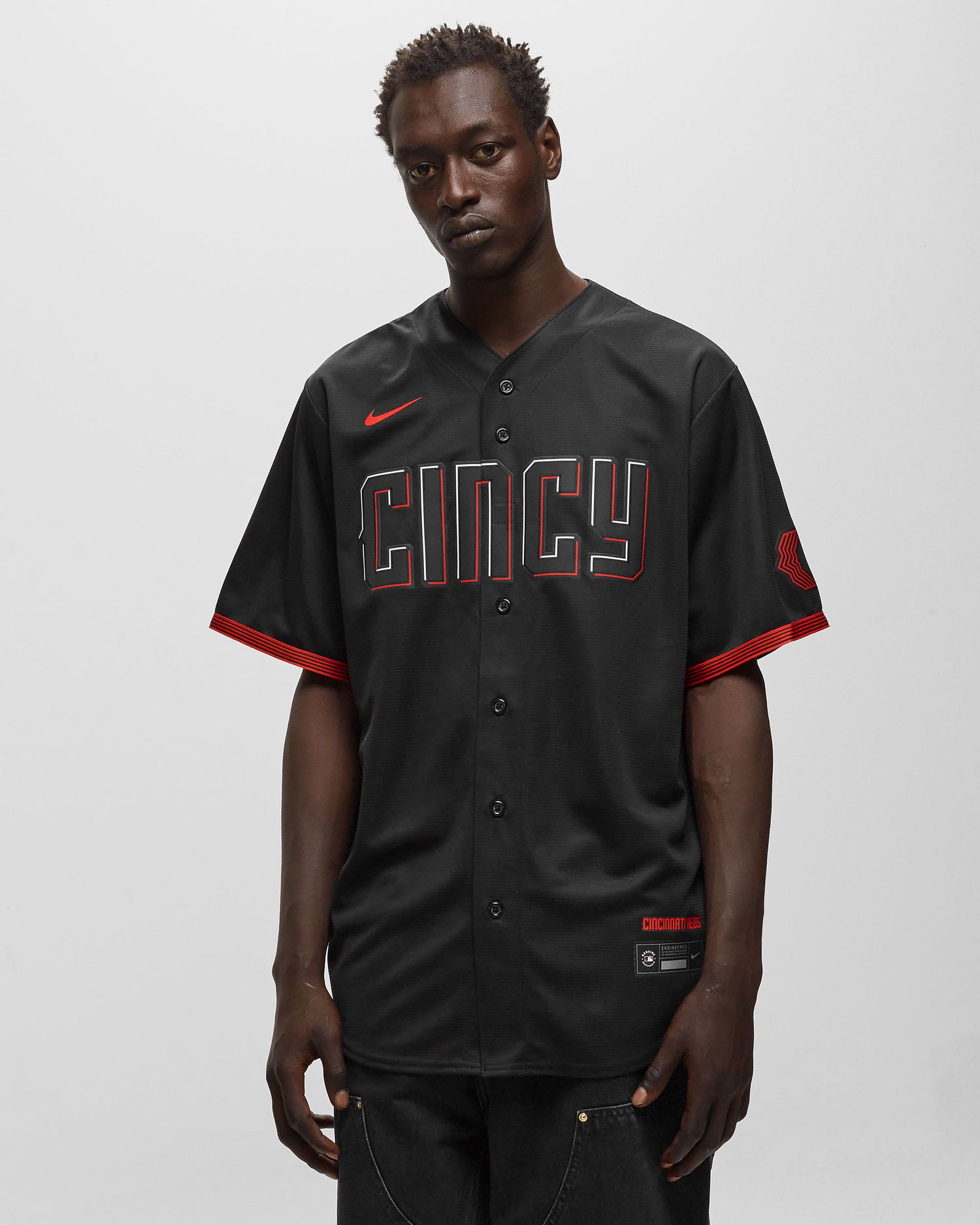 Фланелка Nike MLB Cincinnati Reds Official Replica Jersey City Connect Черно | T770-01N9-RED-CC4, 1