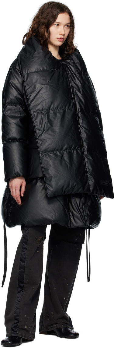 Пухо яке Maison Margiela MM6 Maison Margiela Faux-Leather Puffer Jacket Черно | S52AA0193 S53057, 3