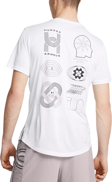 Тениска Under Armour Under Armour Run Anywhere T-Shirt Бяло | 1386617-100, 1