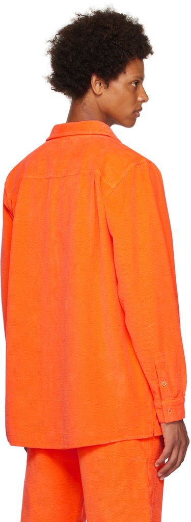 Риза ERL Spread Collar Corduroy Shirt Оранжево
 | ERL06B002, 2