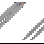 Solid Color Logo Lacing Casual Joggers