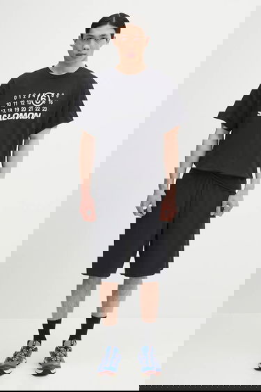 Тениска Maison Margiela MM6 Maison Margiela x Salomon Printed T-Shirt Черно | SH0GC0051, 4