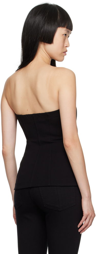 Потник rag & bone Irina Zip-Front Tank Top Черно | WAC23HT015LC15, 2