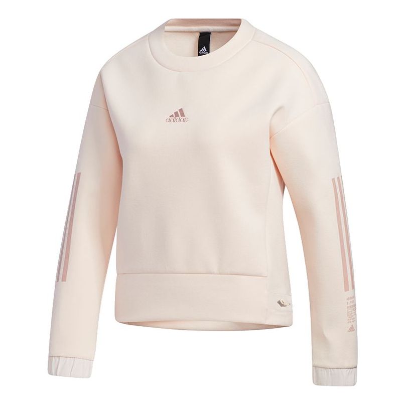 Пуловер adidas Originals Style Soft Logo Print Crewneck Sweatshirt Бежово | GM1460