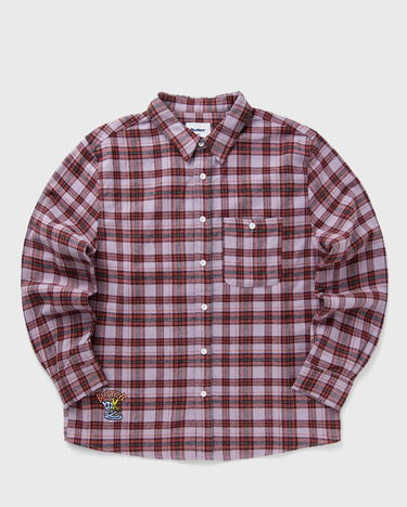 Риза Butter Goods Plaid Flannel Shirt with Patch Лилаво | P23409, 1