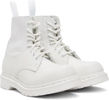 Кецове и обувки Maison Margiela MM6 Maison Margiela x Dr. Martens Edition 1460 Twist Boots Бяло | SH3WU0013 P7006, 3