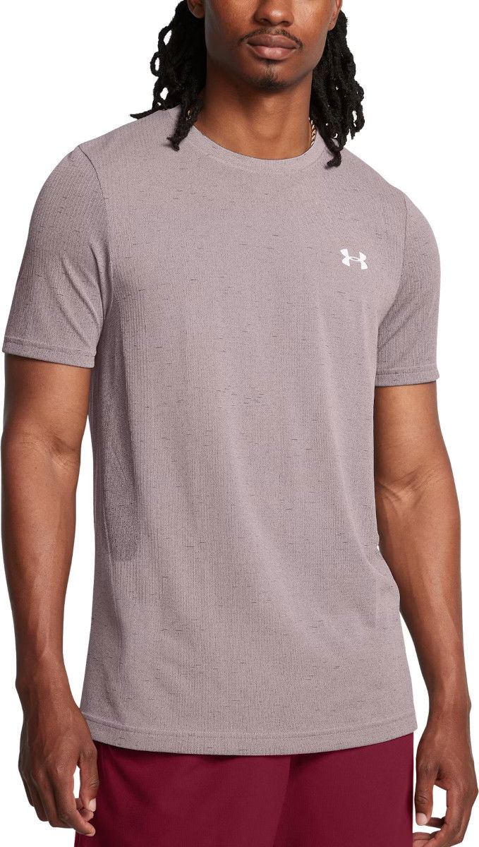 Тениска Under Armour Seamless T-Shirt Short Sleeve Лилаво | 1382801-015