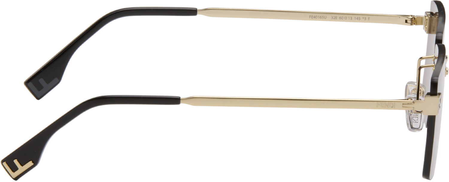 Слънчеви очила FENDI Sky Rectangular Rimless Sunglasses Кафяво | FE40165UM6032E 840126860023, 1