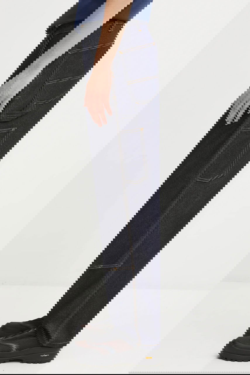 Дънки Carhartt WIP Double Knee Jeans Тъмно синьо | I032699.101, 1