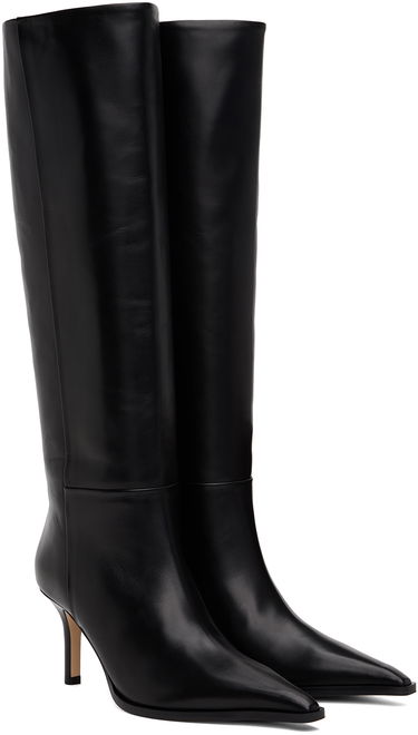 Облекло Aeyde Aeyde Tula Leather Tall Boots Черно | A11-KB-TULP75ST95-FW24-800-001, 3