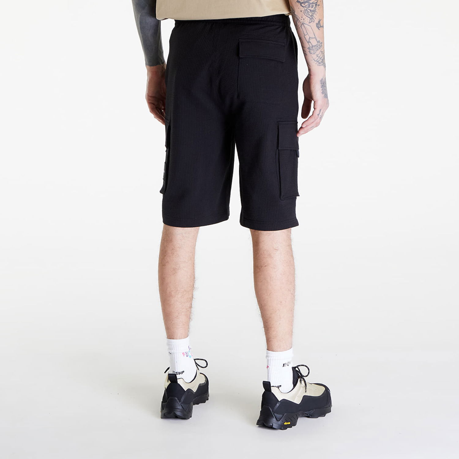 Къси панталони CALVIN KLEIN Jeans Texture Hwk Shorts Black Черно | J30J325136 BEH, 1