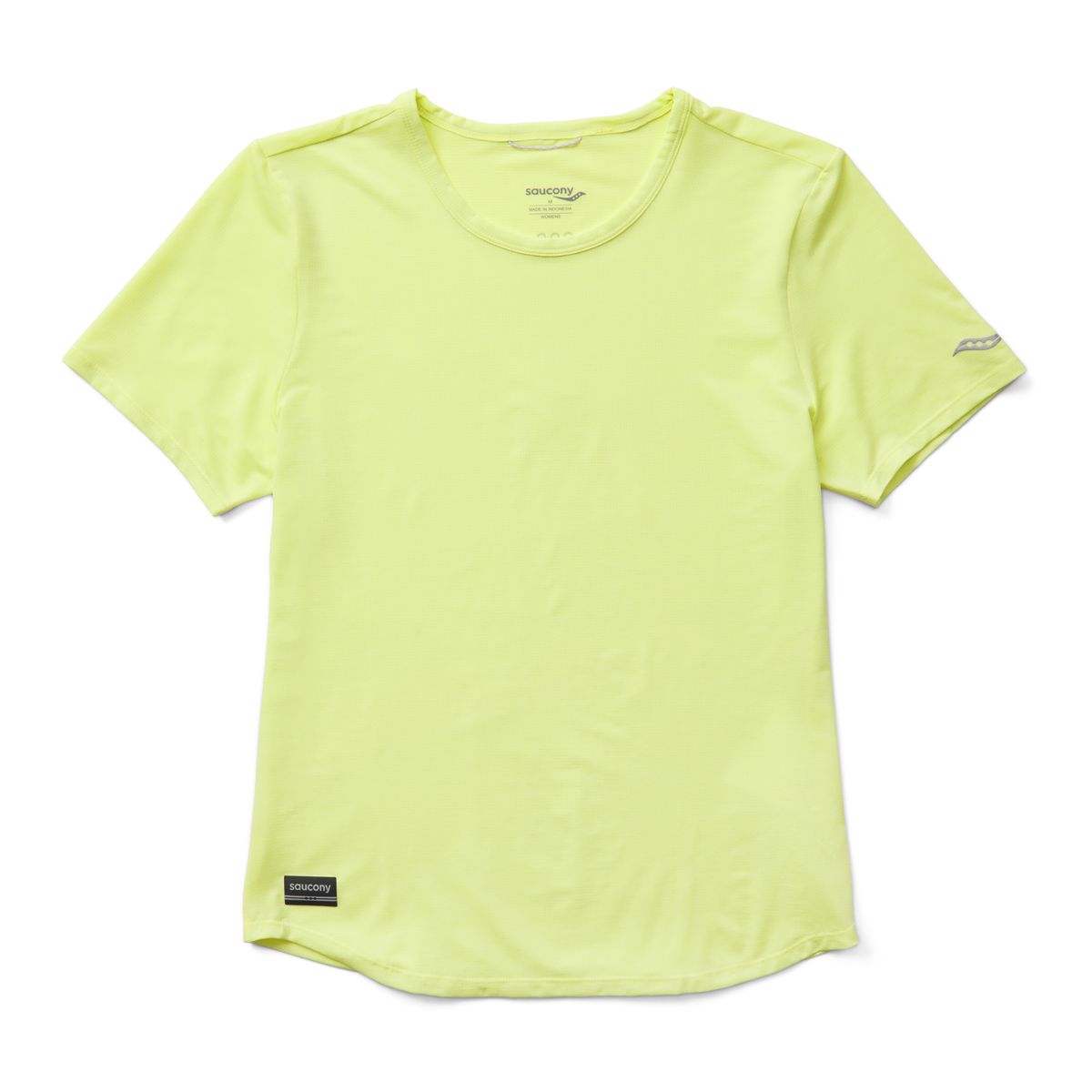 Тениска Saucony Saucony Stopwatch Short Sleeve T-Shirt Жълто | SAW800484-SLH, 1