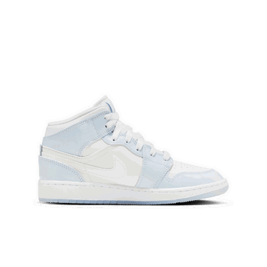 Кецове и обувки Jordan Air Jordan 1 Mid SE "Glitter Swoosh" GS Синьо | FQ9117-400, 2