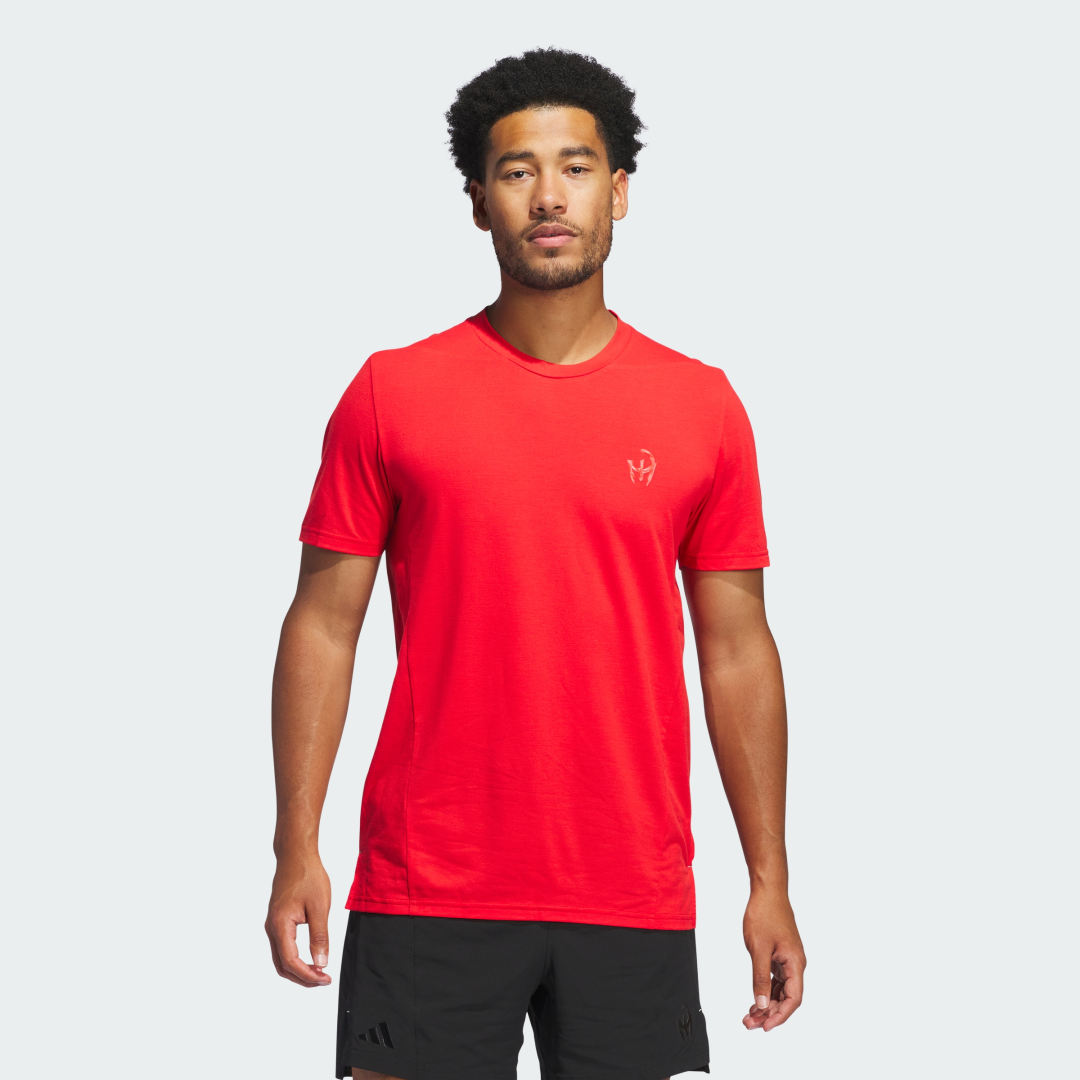 Тениска adidas Performance Designed for Training Strength T-Shirt Червено | JE4331, 1