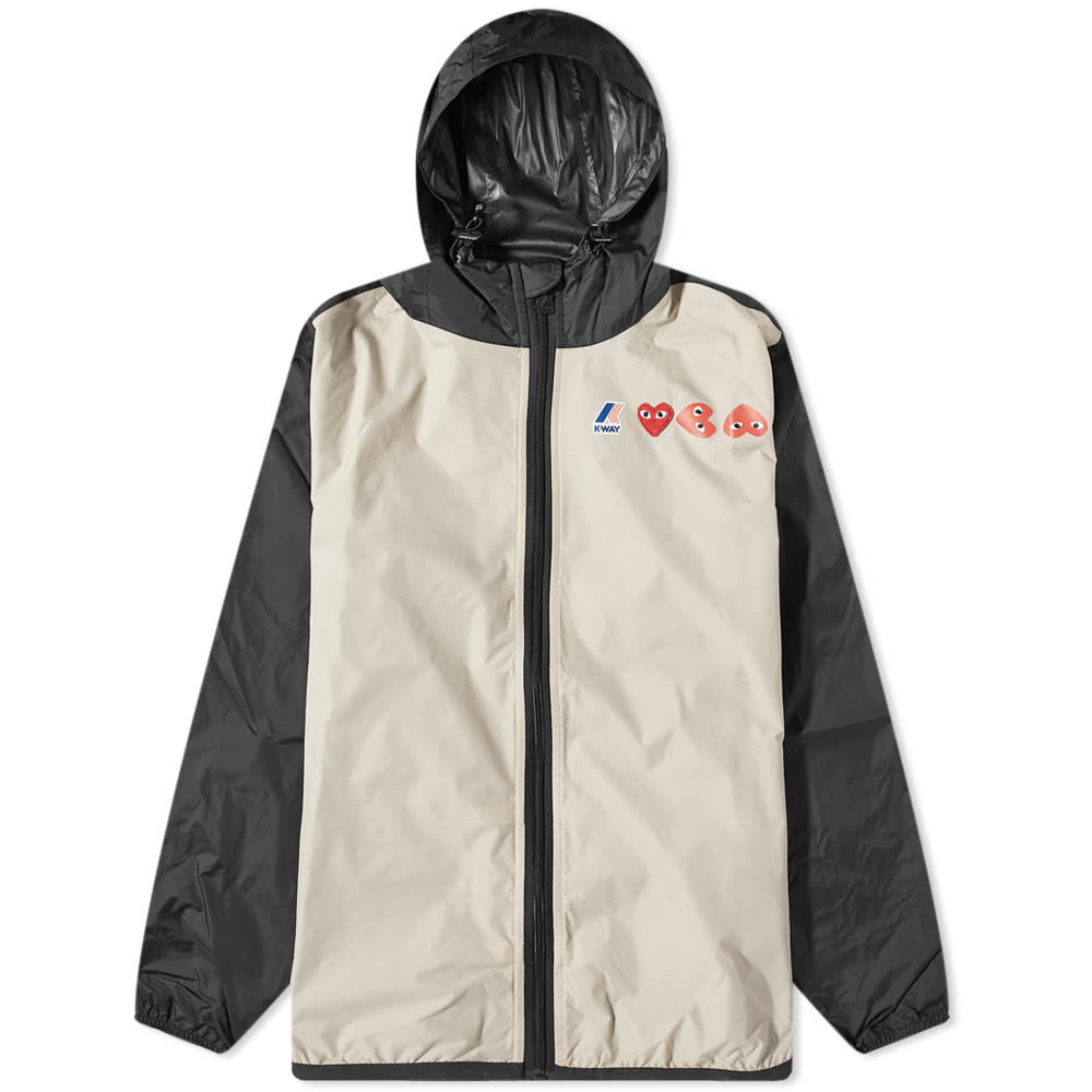 Ветровка Comme des Garçons K-Way x Full Zip Block Colour Jacket Бежово | P1J505-3, 0
