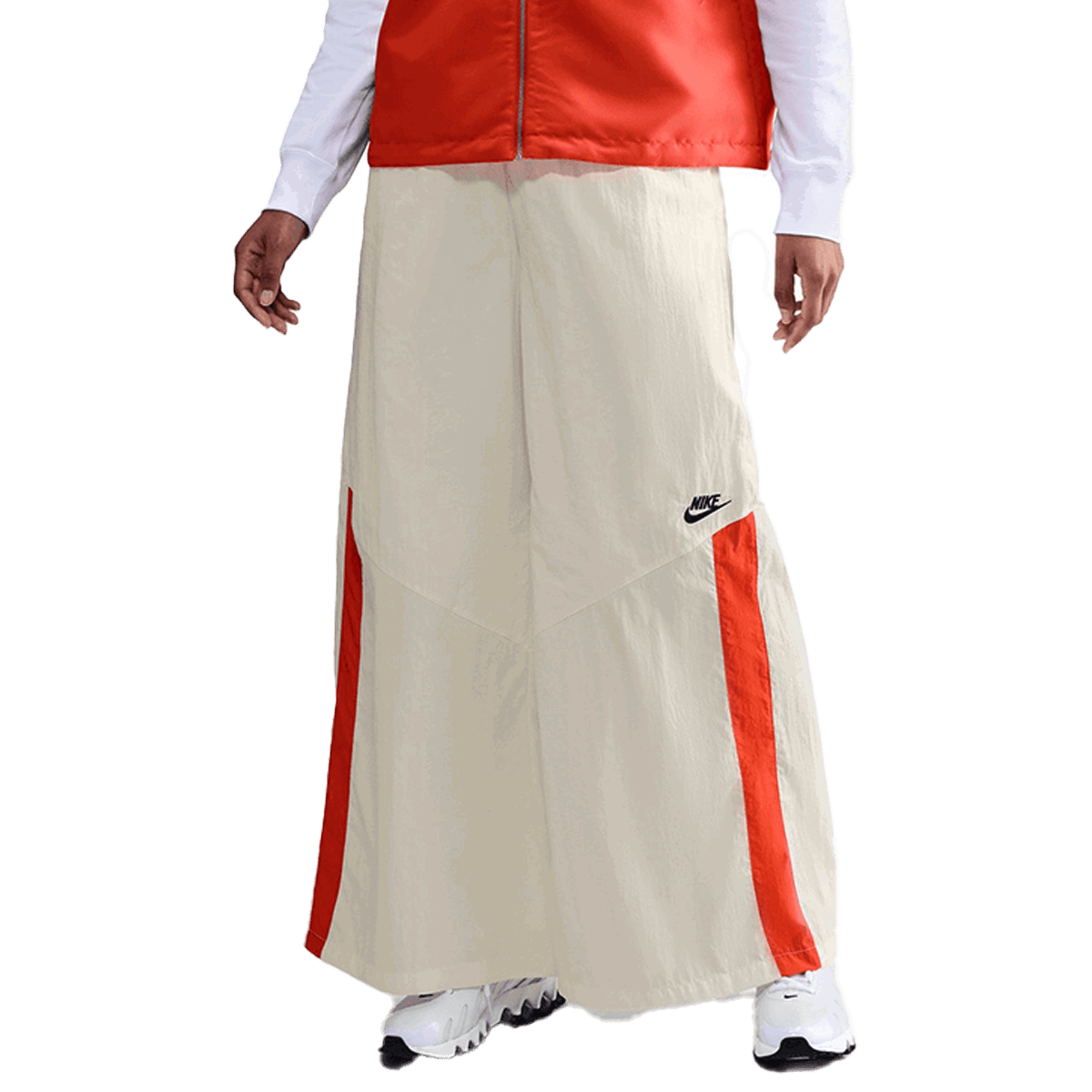 Панталони Nike NSW Wide Leg Woven Pants Бежово | IH8508-133, 0
