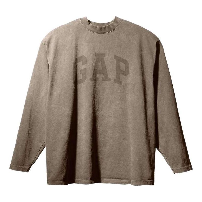 Тениска GAP YEEZY Gap x Balenciaga Dove Long Sleeve T-Shirt Кафяво | YEEZY-SS22-023