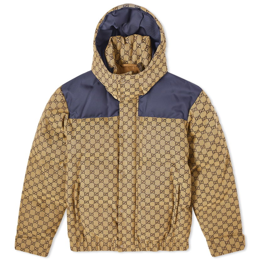 Пухо яке Gucci Panel Down Jacket Бежово | 783100-Z8BRQ-9120