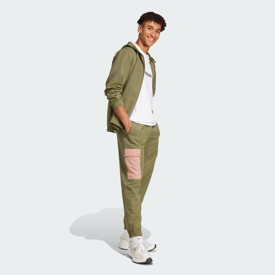Комплект adidas Performance Woven Cargo Track Suit Зелено | JI8889, 1