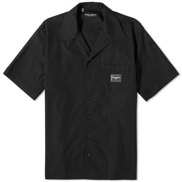 Риза Dolce & Gabbana Plate Cotton Vacation Shirt Black Черно | G5JH9TGF855-N0000, 0