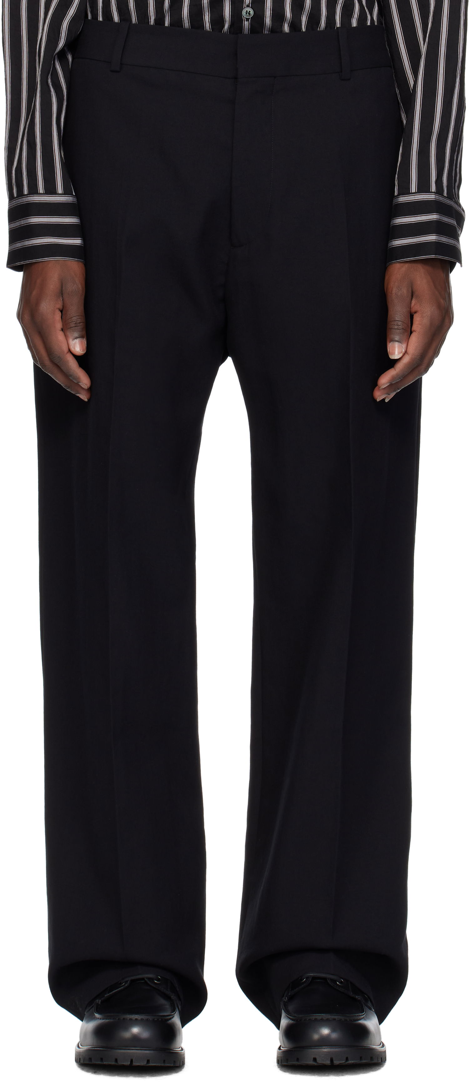 Панталони Studio Nicholson Studio Nicholson Circuit Trousers Черно | CIRCUIT SNM - 1340, 0