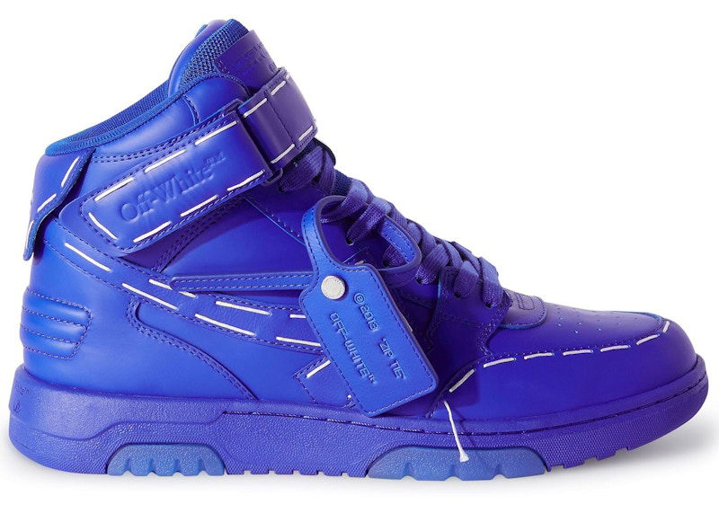 Кецове и обувки Off-White Out Of Office Low Sartorial Stitching Mid Top Blue Blue Синьо | OMIA259S23LEA0024848, 0