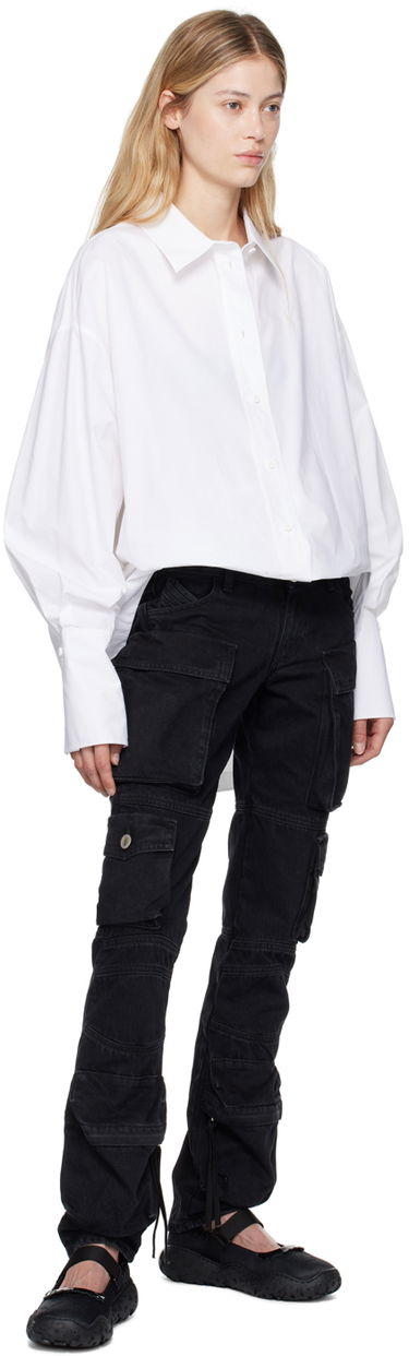 Карго панталони The Attico Attico Essie Cargo Pants Черно | 241WCP113 D066, 3