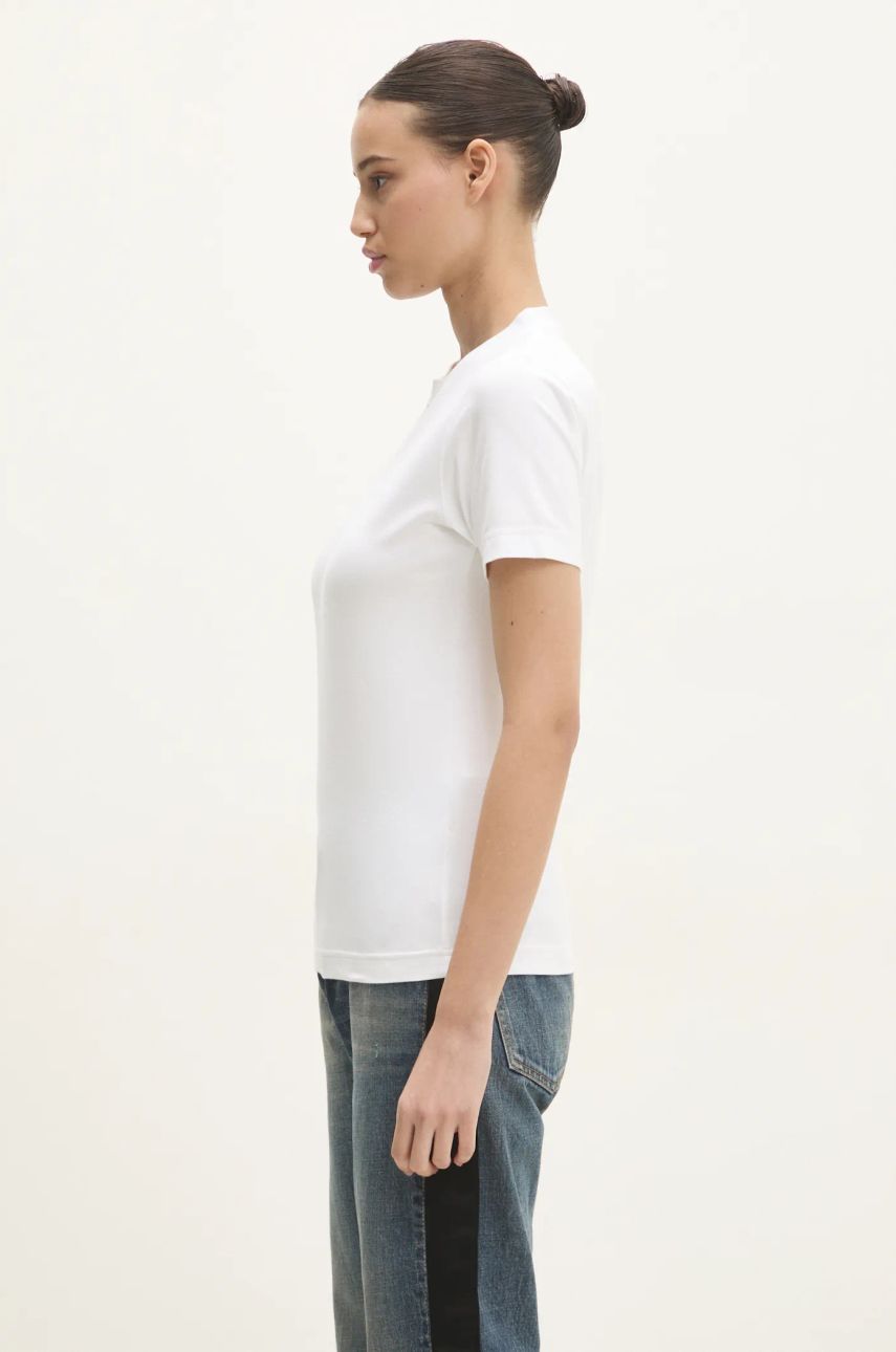 Тениска VETEMENTS VETEMENTS Embroidered Logo T-Shirt Бяло | MA66TR670W, 1