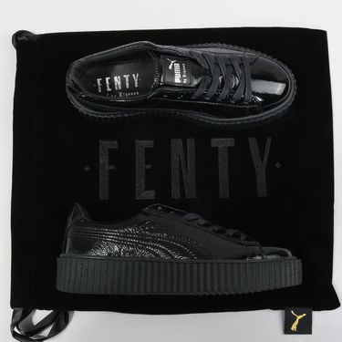 Кецове и обувки Puma Creeper Wrinkled Patent Черно | 364465 01, 5