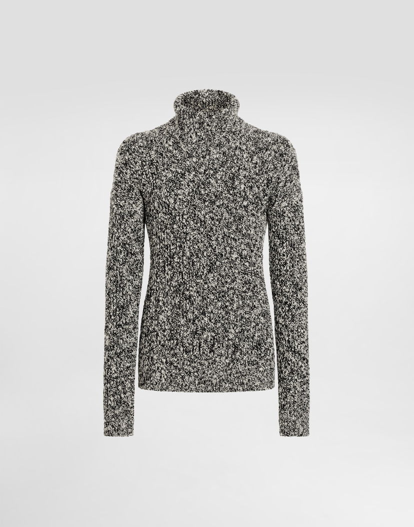 Пуловер Dolce & Gabbana Dolce & Gabbana Wool Blend Turtleneck Многоцветен | GXW37TJFMIKS0991