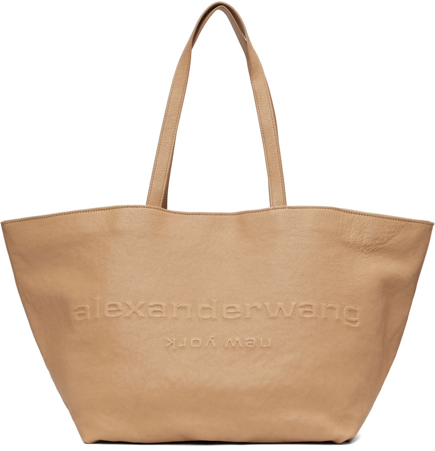 Голяма пазарска чанта Alexander Wang Alexander Wang Punch Tote Бежово | 20325T20L, 0