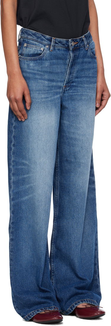 Дънки A.P.C. A.P.C. Elisabeth Wide-Leg Jeans Синьо | COHJL-F09181, 1