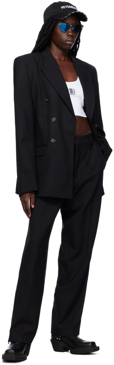 Яке VETEMENTS VTMNTS Tailored Double Breasted Blazer Черно | VL18JA720B, 3