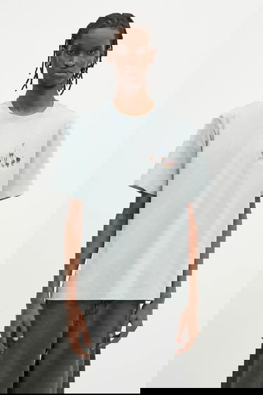 Тениска Filling Pieces Filling Pieces Dog Walker Graphic T-Shirt Тюркоазено | 74499819980, 0