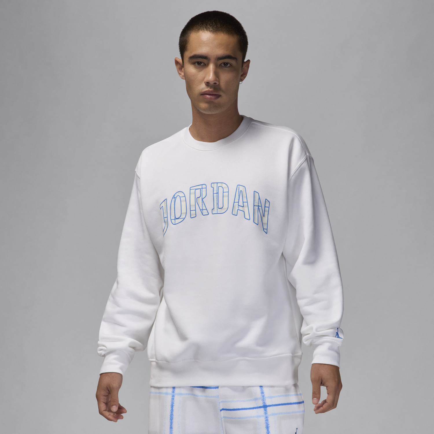 Суитчър Jordan Essentials Fleece Crewneck Sweatshirt Бяло | FV7460-100, 1