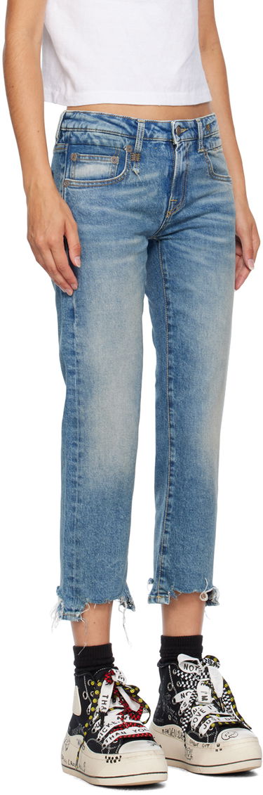 Дънки R13 R13 Boy Straight Jeans Синьо | R13W0091-143A, 4
