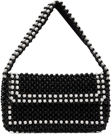Чанта през рамо YMC Beaded Shoulder Bag Черно | QBWMA, 0