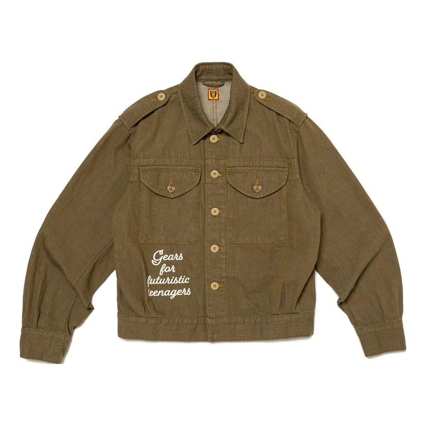 Яке Human Made HUMAN MADE Military Denim Jacket Зелено | HM25JK007