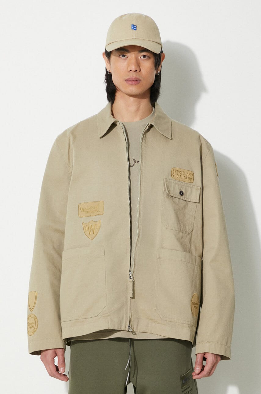 Яке Universal Works Universal Works Gower Jacket Бежово | 30108.STONE, 0