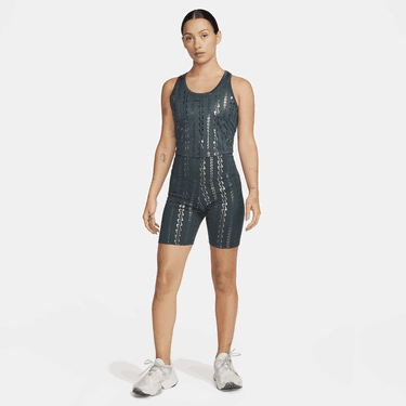 Потник Nike Dri-FIT One Cropped Printed Tank Top Зелено | FB5591-328, 2