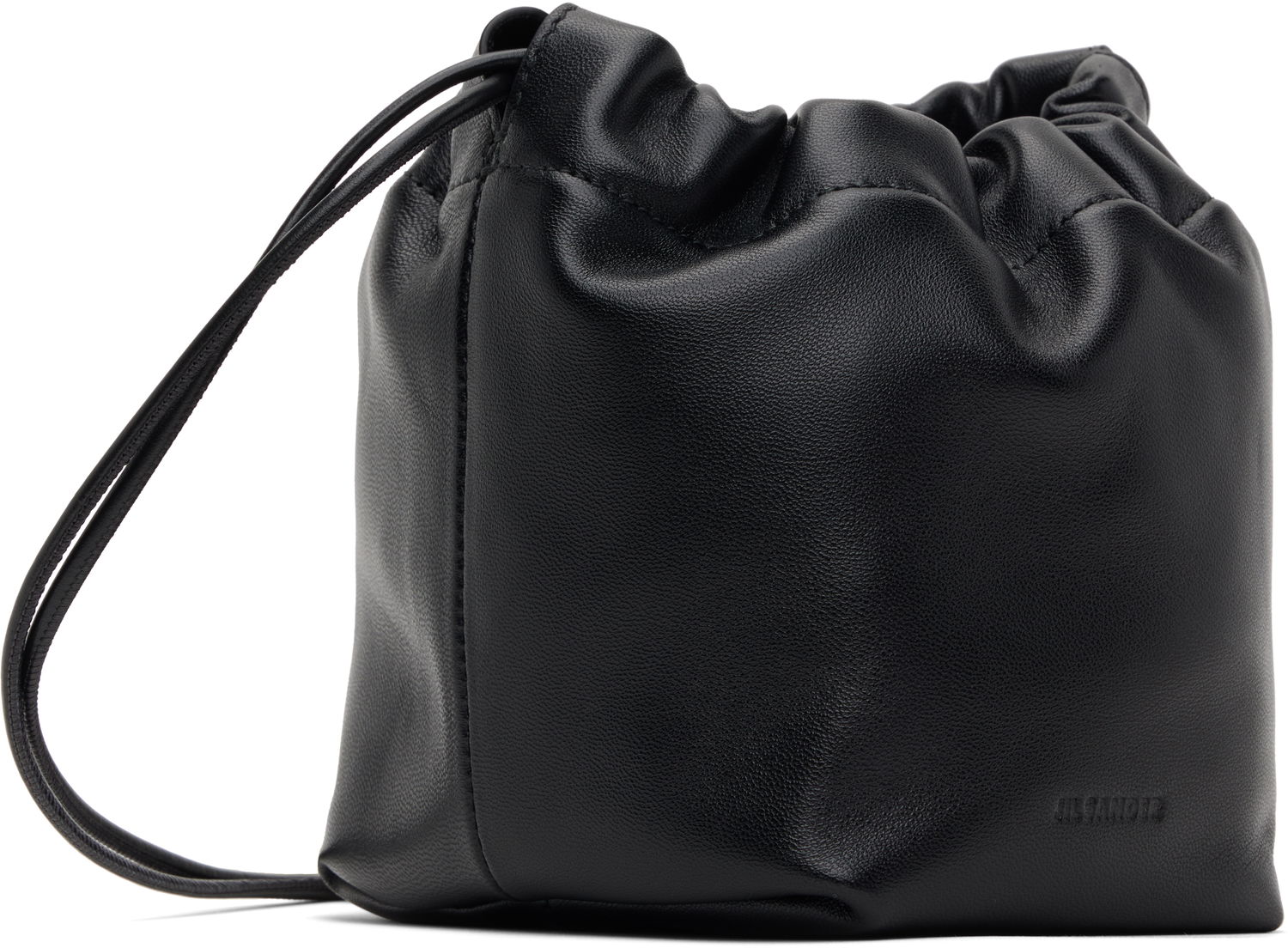 Дамска чанта Jil Sander Jil Sander Dumpling Small Drawstring Bag Черно | J07WG0090_P7365, 1