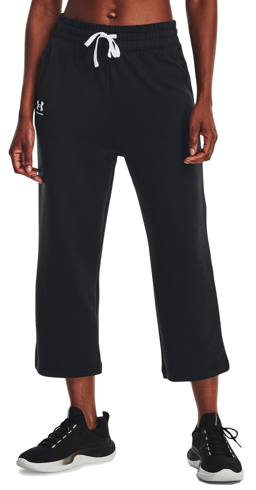 Спортни панталони Under Armour Rival Terry Flare Crop Pants Черно | 1377000-001, 0