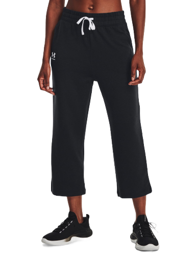 Спортни панталони Under Armour Rival Terry Flare Crop Pants Черно | 1377000-001