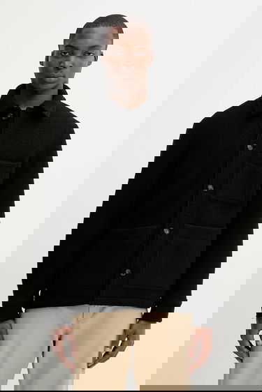 Яке A.P.C. A.P.C. Emile Wool Jacket Черно | WVBEH.H32029, 3