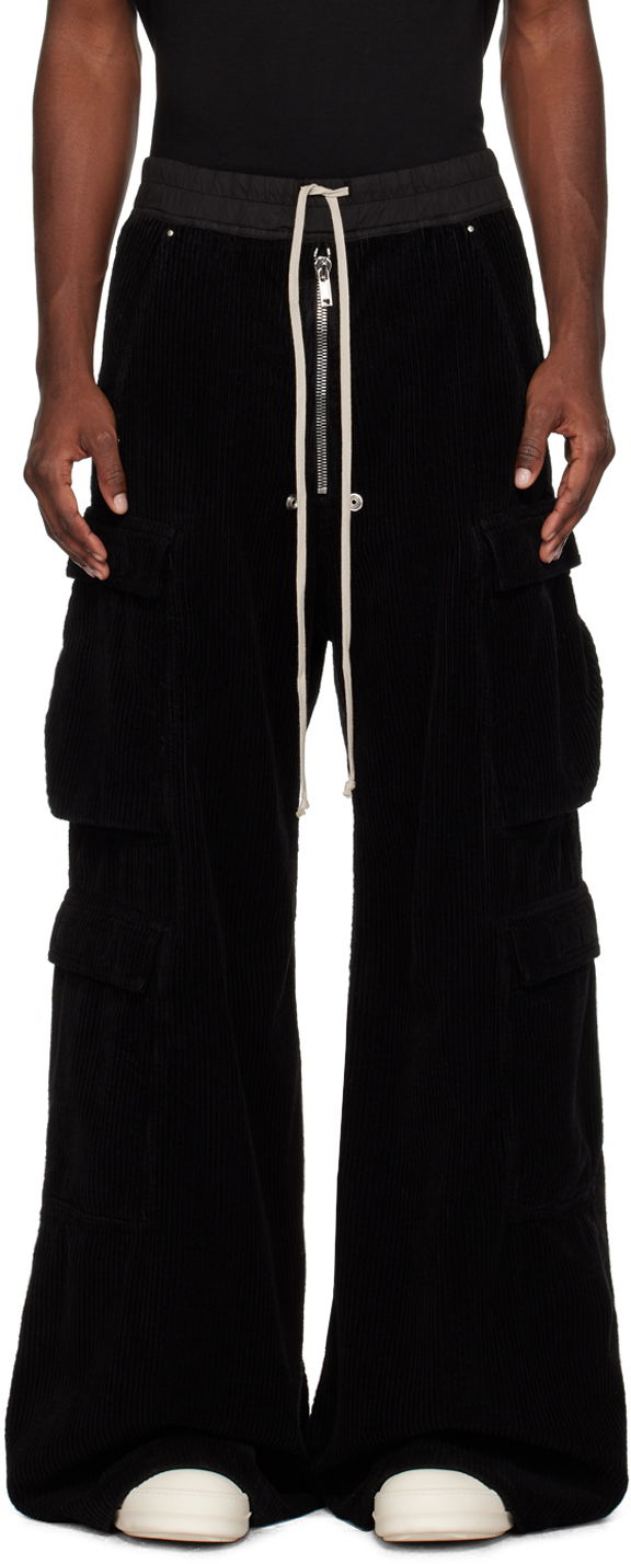 Карго панталони Rick Owens DRKSHDW Double Jumbo Belas Cargo Pants Черно | DU02C5398 HC, 0